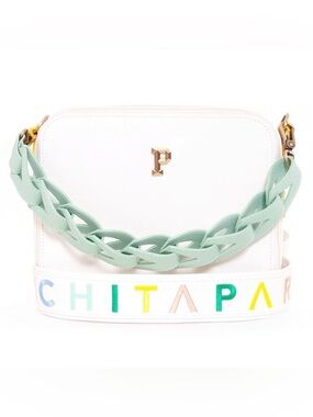 Parchita White Crossbody Bag - Versatile with 2 Strap Options
